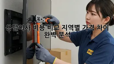 용달이사 비용 비교: 지역별 가격 차이 완벽 분석!